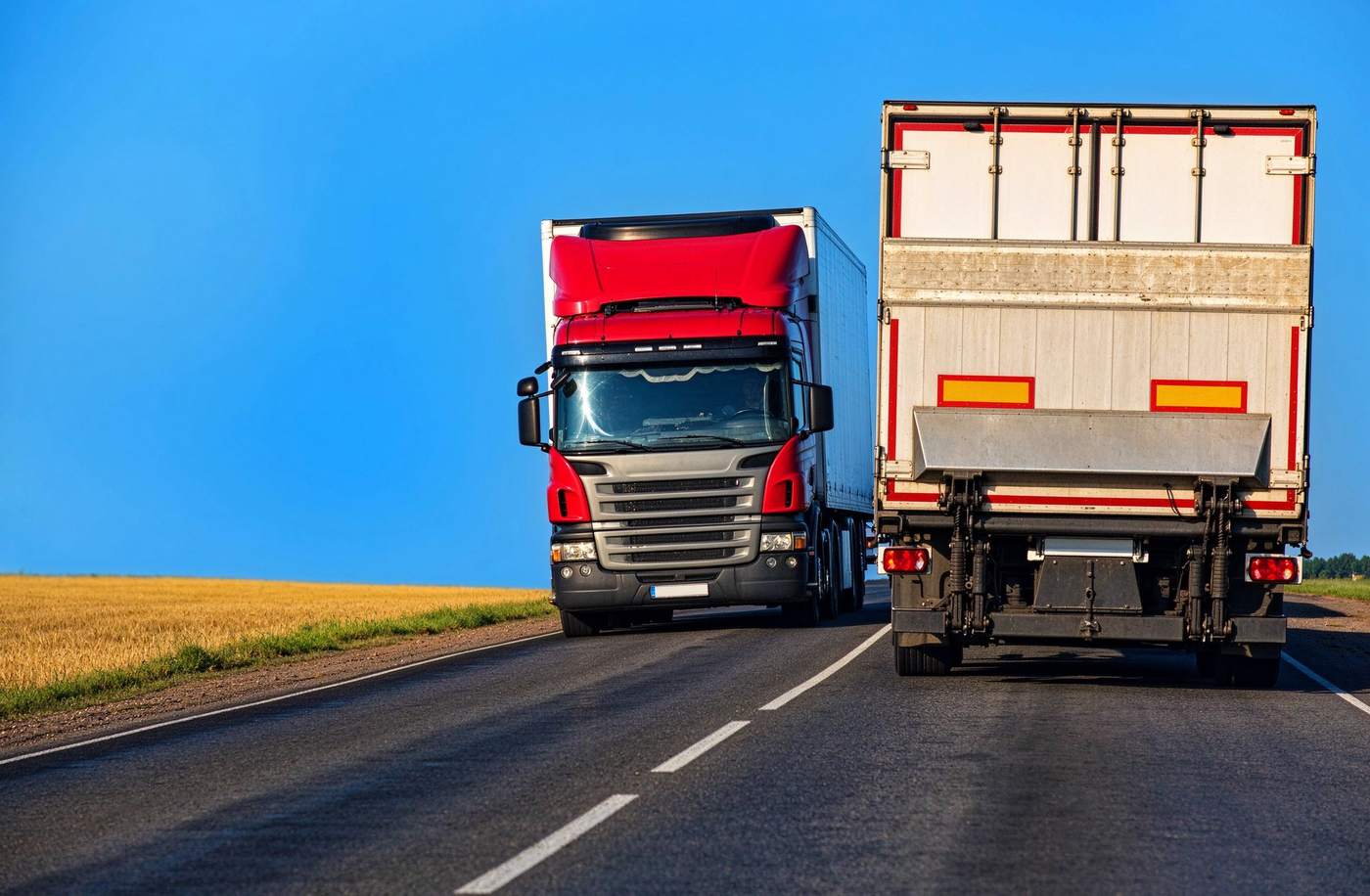 Transport tractor truck
